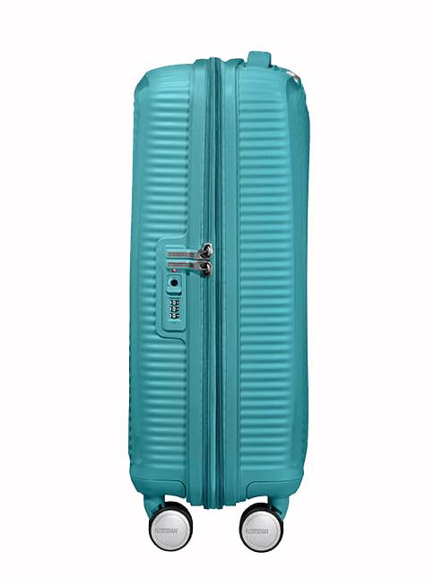 Trolley SOINDBOX line, hand baggage, expandable turquoise tonic - Hand luggage