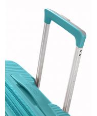 AMERICAN TOURISTER Trolley SOINDBOX line, hand baggage, expandable turquoise tonic - Hand luggage - 6