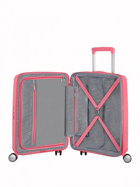 Trolley SOINDBOX line, hand baggage, expandable sun kissed coral - Hand luggage