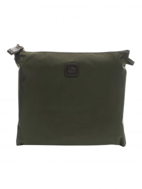 2 in 1 bag X-Bag line, large size, foldable olive / dark brown - Duffle bags