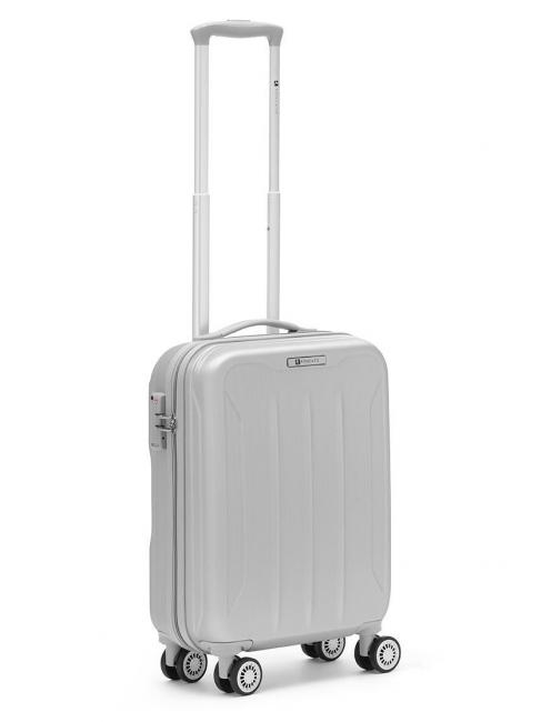 FLIGHT Set of 3 hand luggage trolleys, medium, large silver - Trolley Set