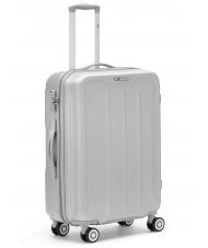 R RONCATO FLIGHT Set of 3 hand luggage trolleys, medium, large silver - Trolley Set - 5