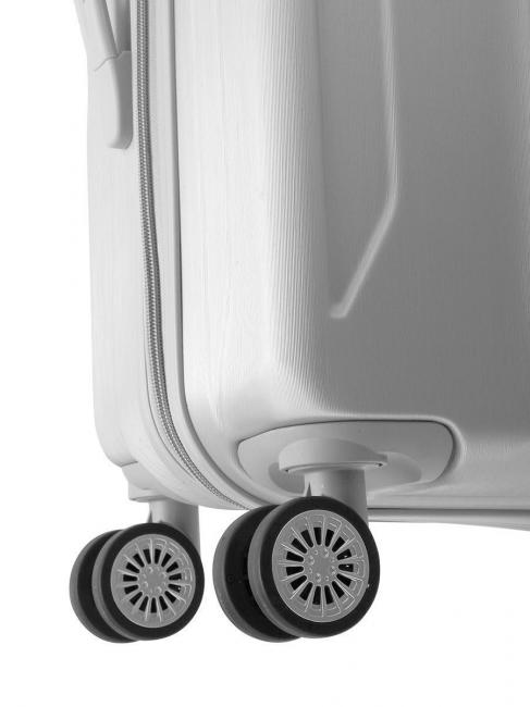 FLIGHT Set of 3 hand luggage trolleys, medium, large silver - Trolley Set