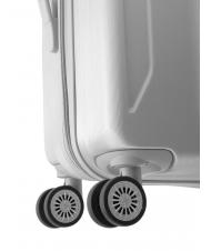 R RONCATO FLIGHT Set of 3 hand luggage trolleys, medium, large silver - Trolley Set - 7
