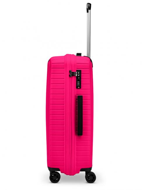 HEXA Medium size trolley fuchsia - Rigid Trolley Cases