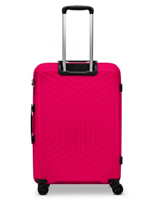 HEXA Medium size trolley fuchsia - Rigid Trolley Cases