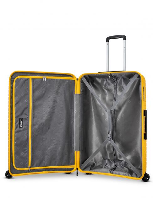 HEXA Medium size trolley yellow - Rigid Trolley Cases