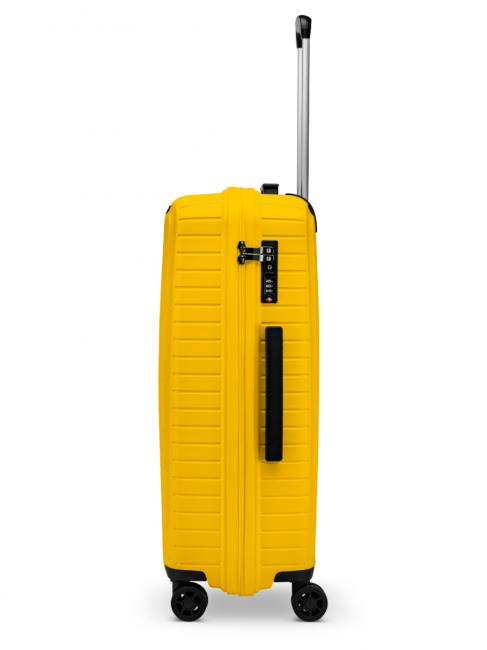 HEXA Medium size trolley yellow - Rigid Trolley Cases