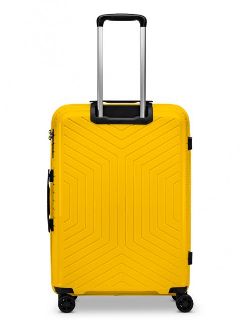HEXA Medium size trolley yellow - Rigid Trolley Cases