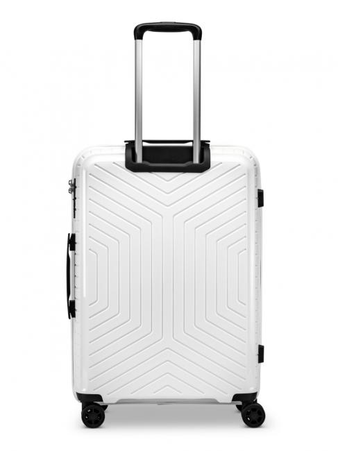 HEXA Medium size trolley white - Rigid Trolley Cases