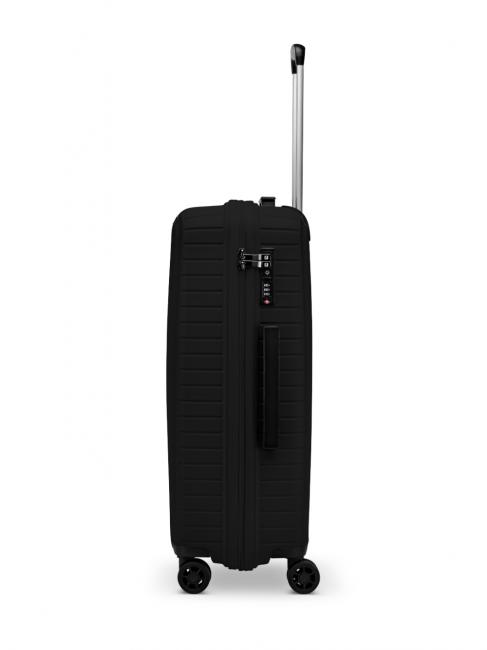 HEXA Medium size trolley Black - Rigid Trolley Cases
