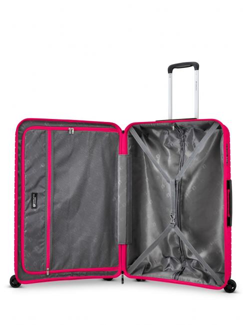 HEXA Trolley large size fuchsia - Rigid Trolley Cases