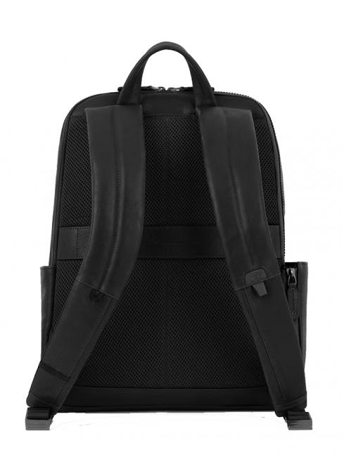 PAAVO 14" laptop backpack, in leather Black - Laptop backpacks