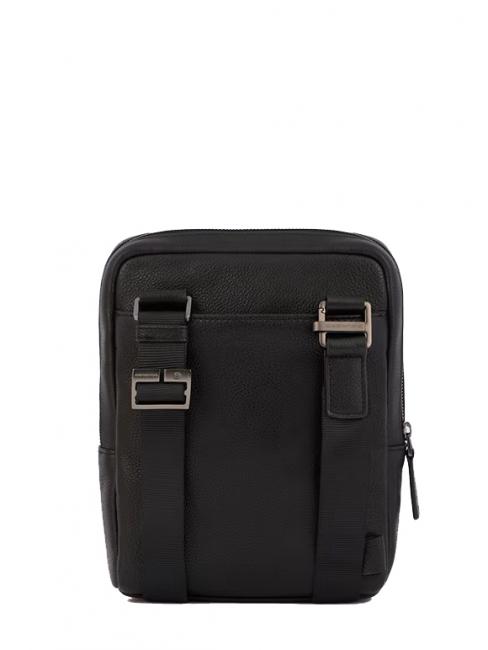 PAAVO iPad Mini bag, in leather Black - Over-the-shoulder Bags for Men