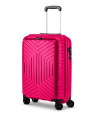 R RONCATO HEXA Set of 3 trolleys: cabin + medium + large fuchsia - Trolley Set - 3