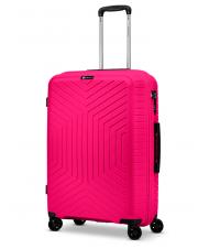 R RONCATO HEXA Set of 3 trolleys: cabin + medium + large fuchsia - Trolley Set - 4