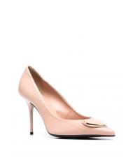 LOVE MOSCHINO Scarpa d&eacute;collet&eacute; alta in nappa  naked - Women&rsquo;s shoes - 3