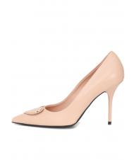 LOVE MOSCHINO Scarpa d&eacute;collet&eacute; alta in nappa  naked - Women&rsquo;s shoes - 4