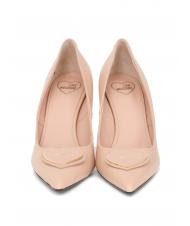 LOVE MOSCHINO Scarpa d&eacute;collet&eacute; alta in nappa  naked - Women&rsquo;s shoes - 6