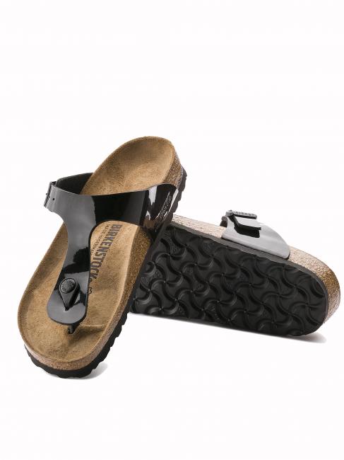 GIZEH Birko-Flor varnish black - Unisex shoes