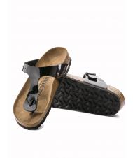 BIRKENSTOCK GIZEH Birko-Flor varnish black - Unisex shoes - 5