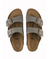 BIRKENSTOCK ARIZONA Nubuck sandal stone - Men&rsquo;s shoes - 3