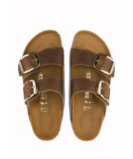 BIRKENSTOCK ARIZONA BIG BUCKLE Sandal in oiled leather cognac - Unisex shoes - 3