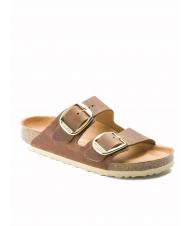BIRKENSTOCK ARIZONA BIG BUCKLE Sandal in oiled leather cognac - Unisex shoes - 4