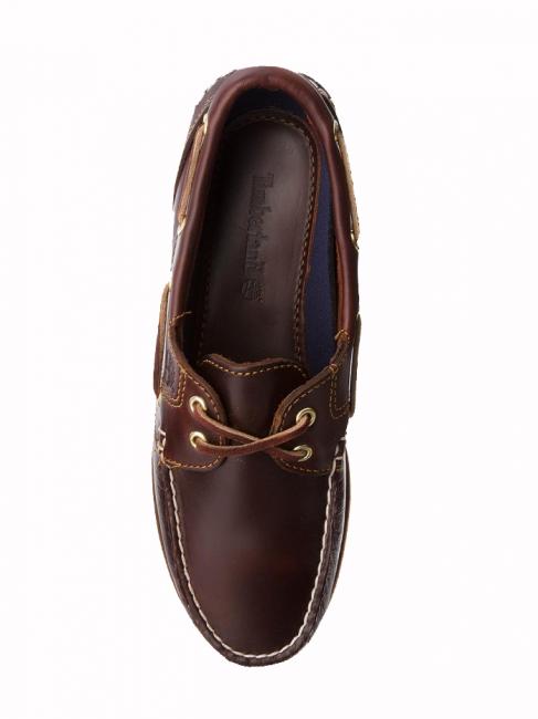 BOAT AMHERST Leather moccasin brown - Women&rsquo;s shoes