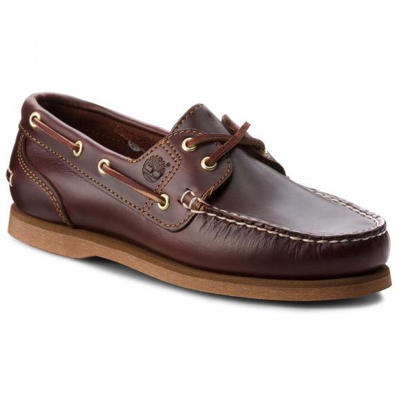 BOAT AMHERST Leather moccasin brown - Women&rsquo;s shoes