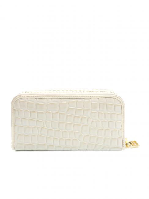 COCCO LUX Large zip around wallet ivory - Women&rsquo;s Wallets