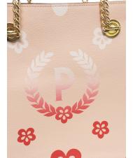 POLLINI HERITAGE  Shopping bag with all over print multicolored/nude/red - Women’s Bags - 4