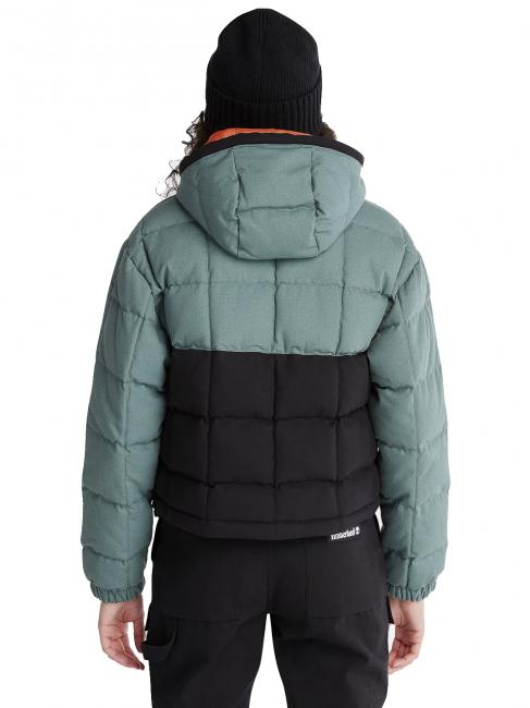 HOODER PUFFER Jacket with hood balsam green/black - Women's down jackets