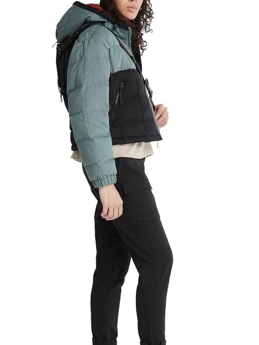 Ramp run puffer sales jacket in khaki