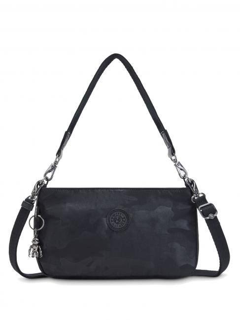 MASHA Small shoulder bag black camo embossed - Women’s Bags