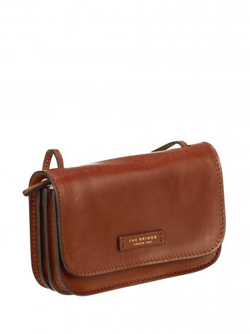 RUSTICI Leather shoulder bag BROWN - Women’s Bags