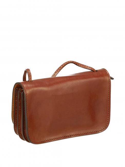 RUSTICI Leather shoulder bag BROWN - Women’s Bags