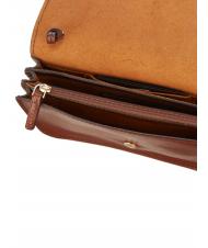 THE BRIDGE RUSTICI Leather shoulder bag BROWN - Women’s Bags - 4