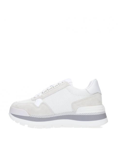 AMAZING 16 Suede leather sneakers kylie 4 sneaker white - Women’s shoes