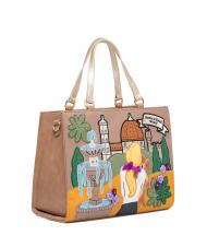 BRACCIALINI CARTOLINE FIRENZE Handbag with shoulder strap - Women&rsquo;s Bags