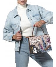 BRACCIALINI CARTOLINE DUBAI Shoulder bag folder Black - Women’s Bags - 4