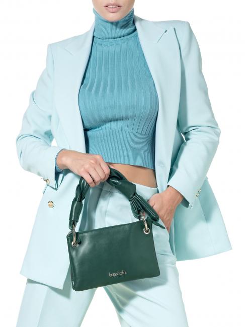 CHARLIZE Small leather bag GREEN - Women&rsquo;s Bags