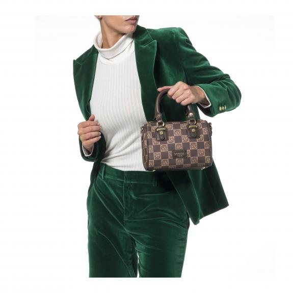 MONORANGE Mini trunk with shoulder strap Brown - Women&rsquo;s Bags