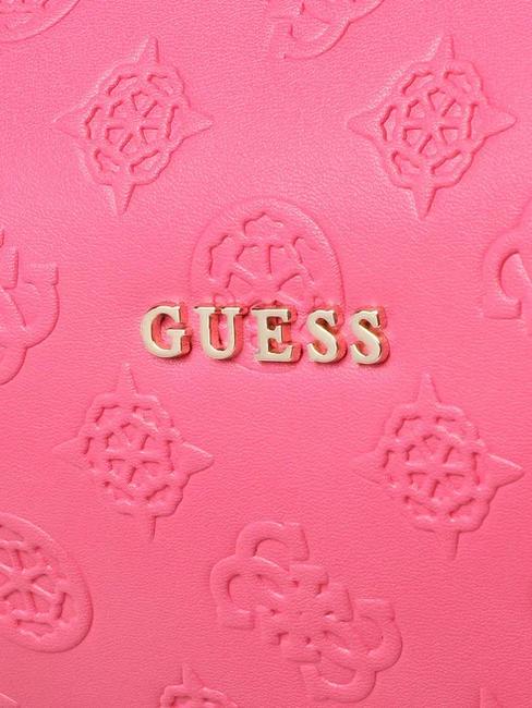 4G LOGO PEONY Large top zip toiletry bag fuchsia - Sachets & Travels Cases