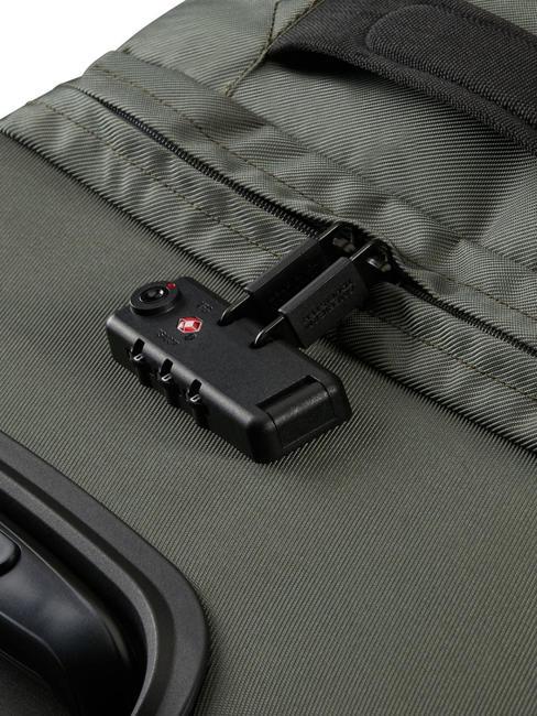 URBAN TRACK Medium trolley bag dark khaki - Semi-rigid Trolley Cases