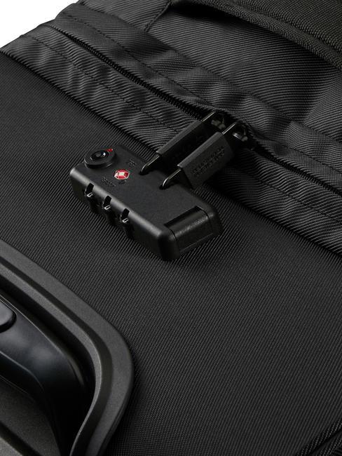 URBAN TRACK Medium trolley bag asphalt black - Semi-rigid Trolley Cases
