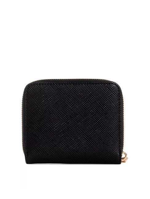 LAUREL Small zip around wallet BLACK - Women&rsquo;s Wallets