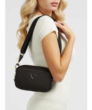 GUESS ECO GEMMA Shoulder Mini Camera Bag BLACK - Women’s Bags - 3