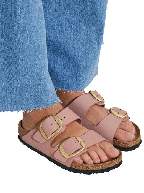 ARIZONA BIG BUCKLE Nubuck leather slipper old roses - Women&rsquo;s shoes