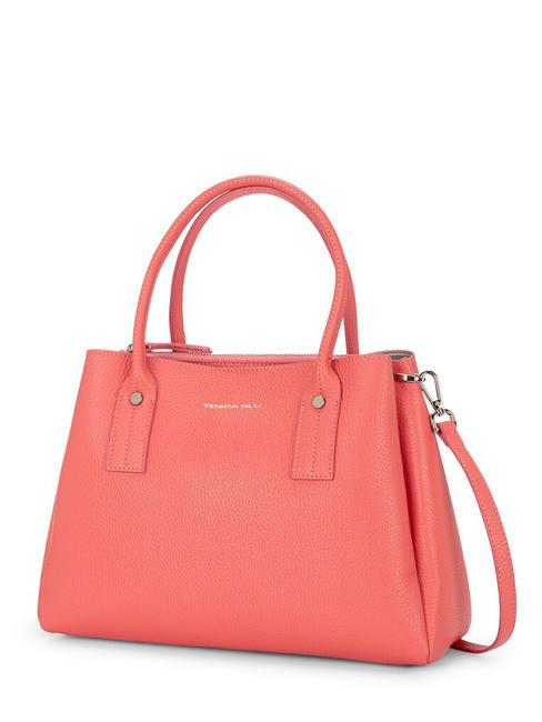 BETSY Handbag, with shoulder strap, in leather fuchsia - Women&rsquo;s Bags